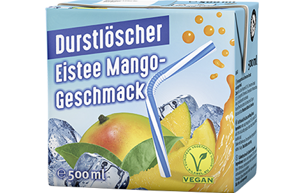 Durstlöscher Eistee Mango-Geschmack