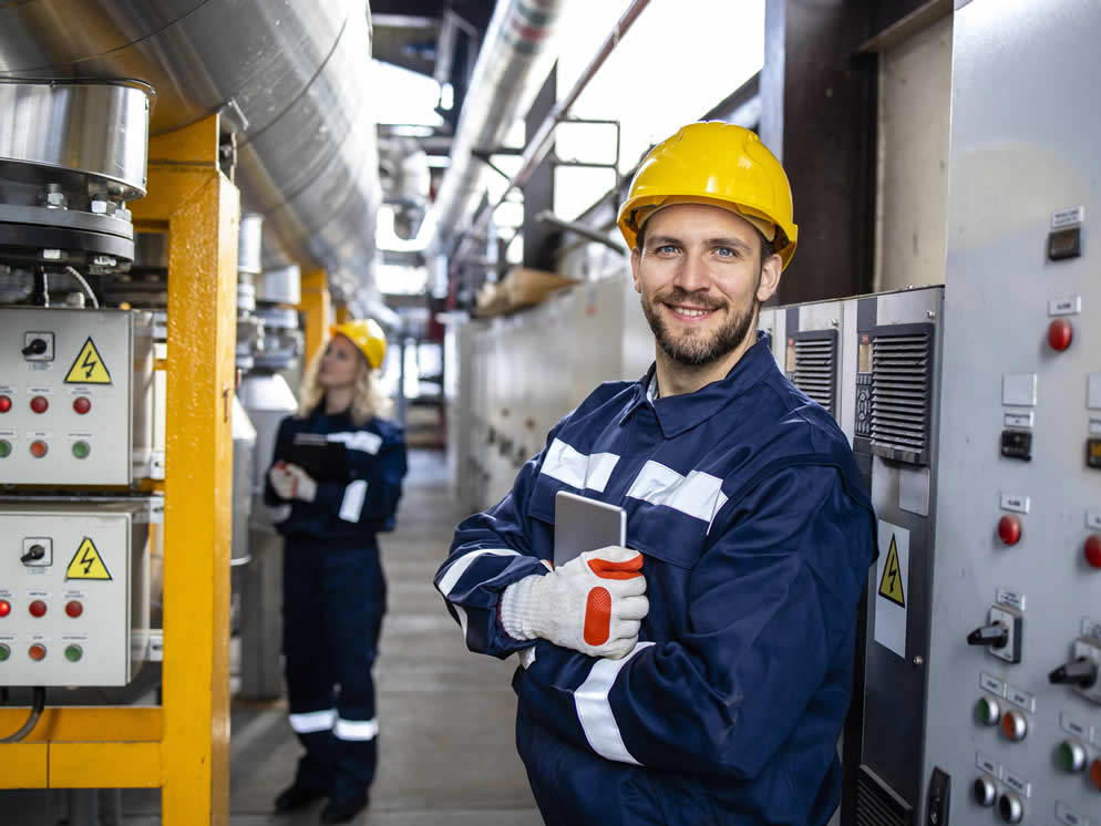 Mitarbeiter im Bereich Technik