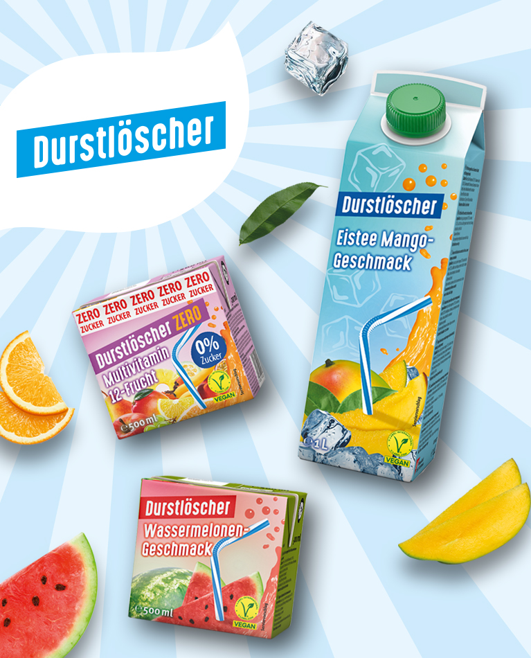 3 mal Eistee 0,5l Pfirsich, Multi, Melone einen 1,0l mango