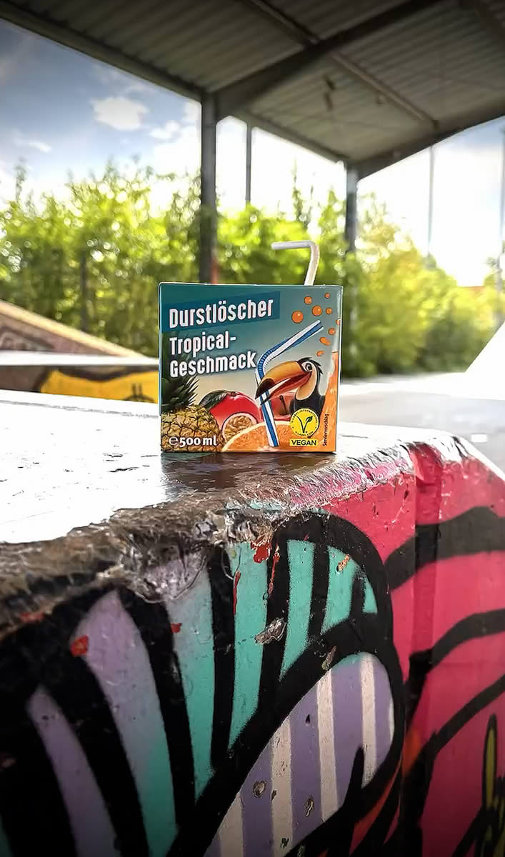 Eistee Durstlöscher Tropical Geschmack
