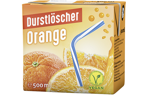 Durstlöscher Orangen-Fruchtsaftgetränk