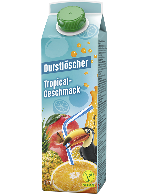Durstlöscher Tropical-Erfrischungsgetränk