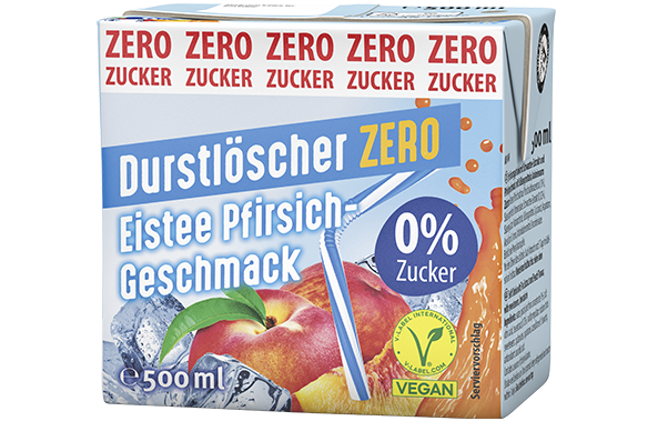 Durstlöscher Eistee Pfirsich Zero