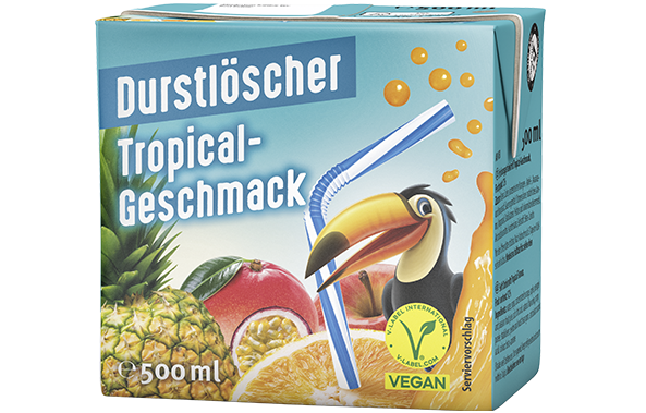 Durstlöscher Tropical-Erfrischungsgetränk