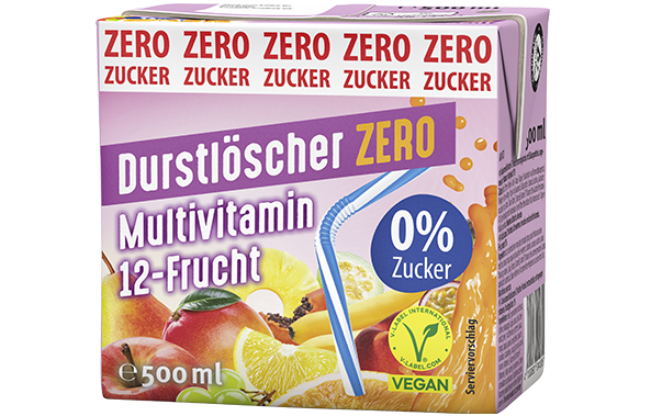 Durstlöscher Multivitamin-12-Frucht-Erfrischungsgetränk