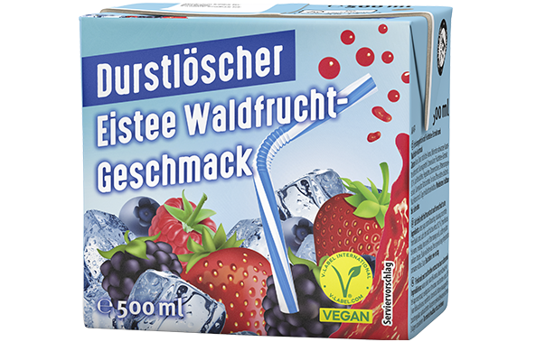Durstlöscher Eistee Waldfrucht-Geschmack