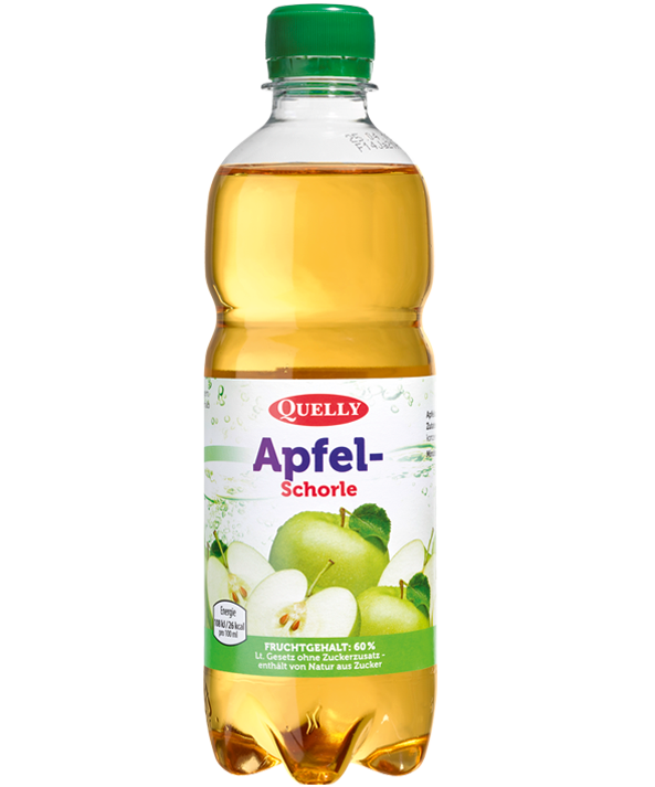 Quelly Apfelschorle mit CO2
