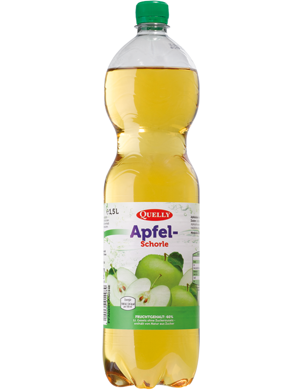Quelly Apfelschorle mit CO2