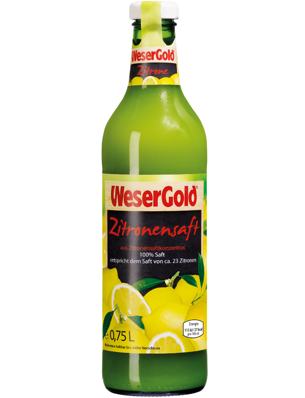 WeserGold Zitronensaft