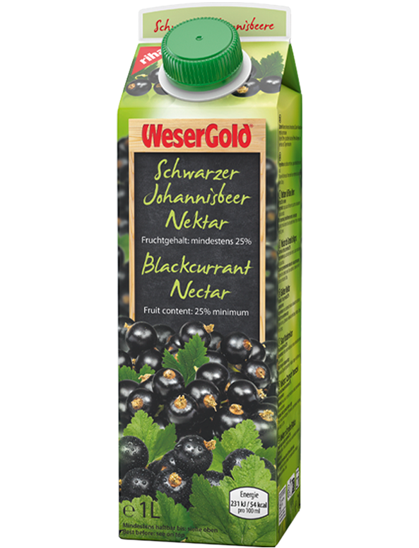 WeserGold Schwarzer Johannisbeer-Nektar