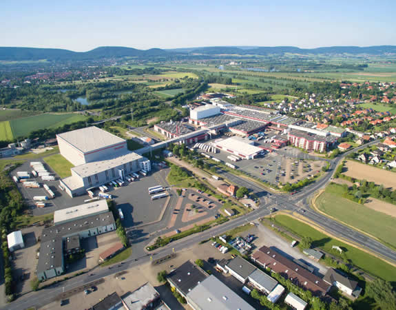 Standort Rinteln Luftaufnahme