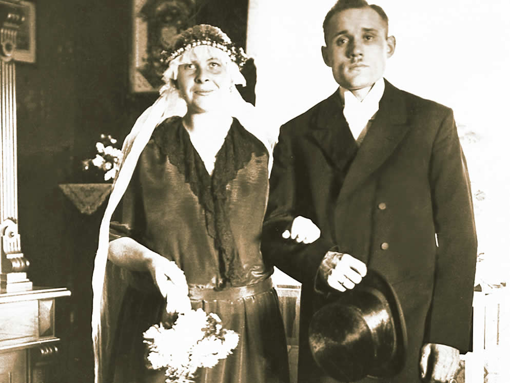 Firmengründer Richard Hartinger mit seiner Frau